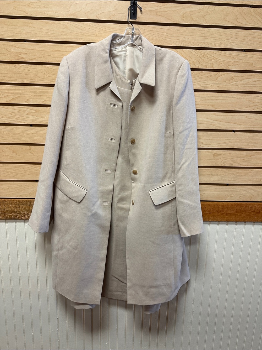 Women's Light Cream Dress Suit and Jacket
